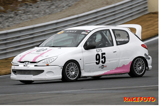 Racingbil #95 på banen – Racing NM